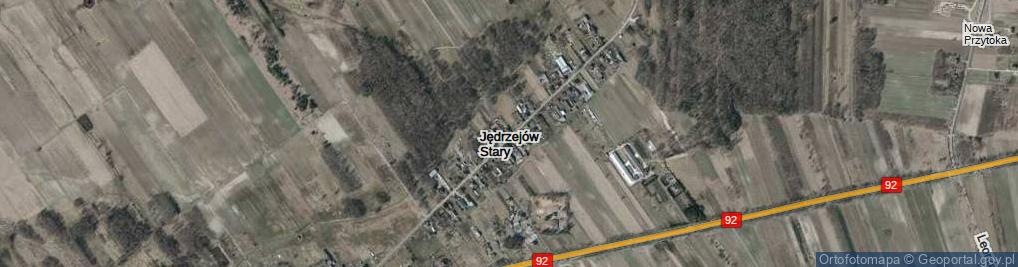 Zdjęcie satelitarne Jędrzejów Stary ul.